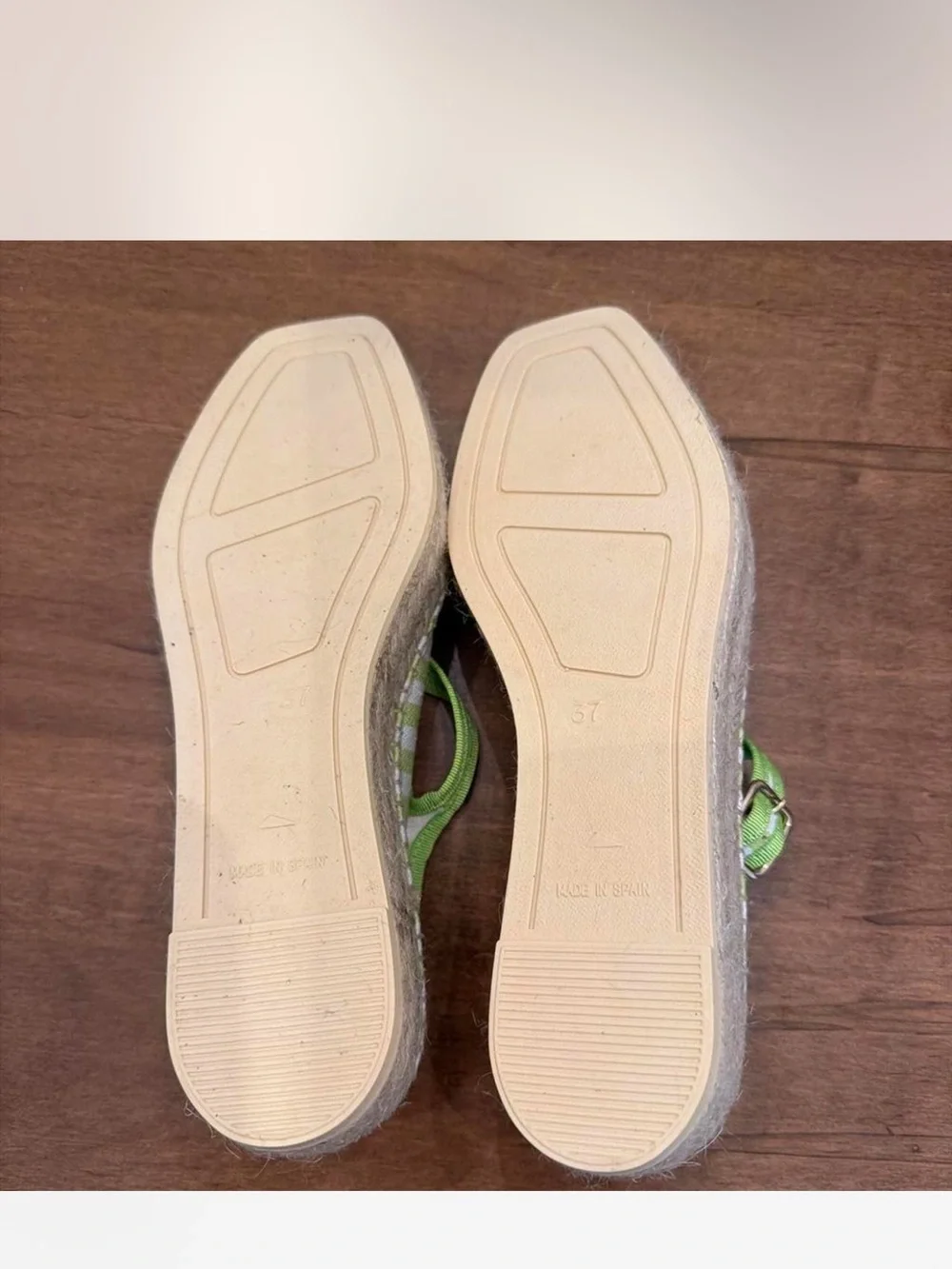Anthropologie Maeve Stripe Mary Jane espadrille ballet  Flats
